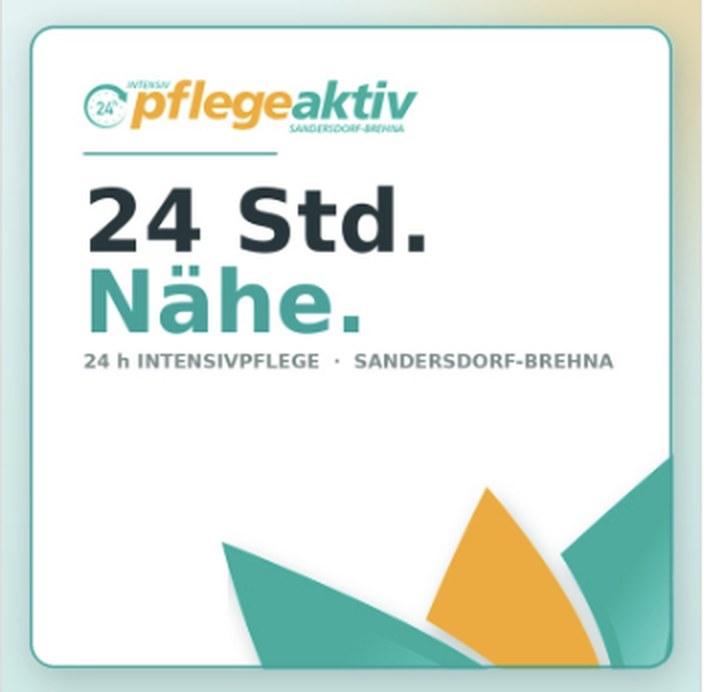 Pflegeaktiv Kampagnenmotiv 24 Stunden Nähe, 24-h-Intensivpflege Sandersdorf-Brehna